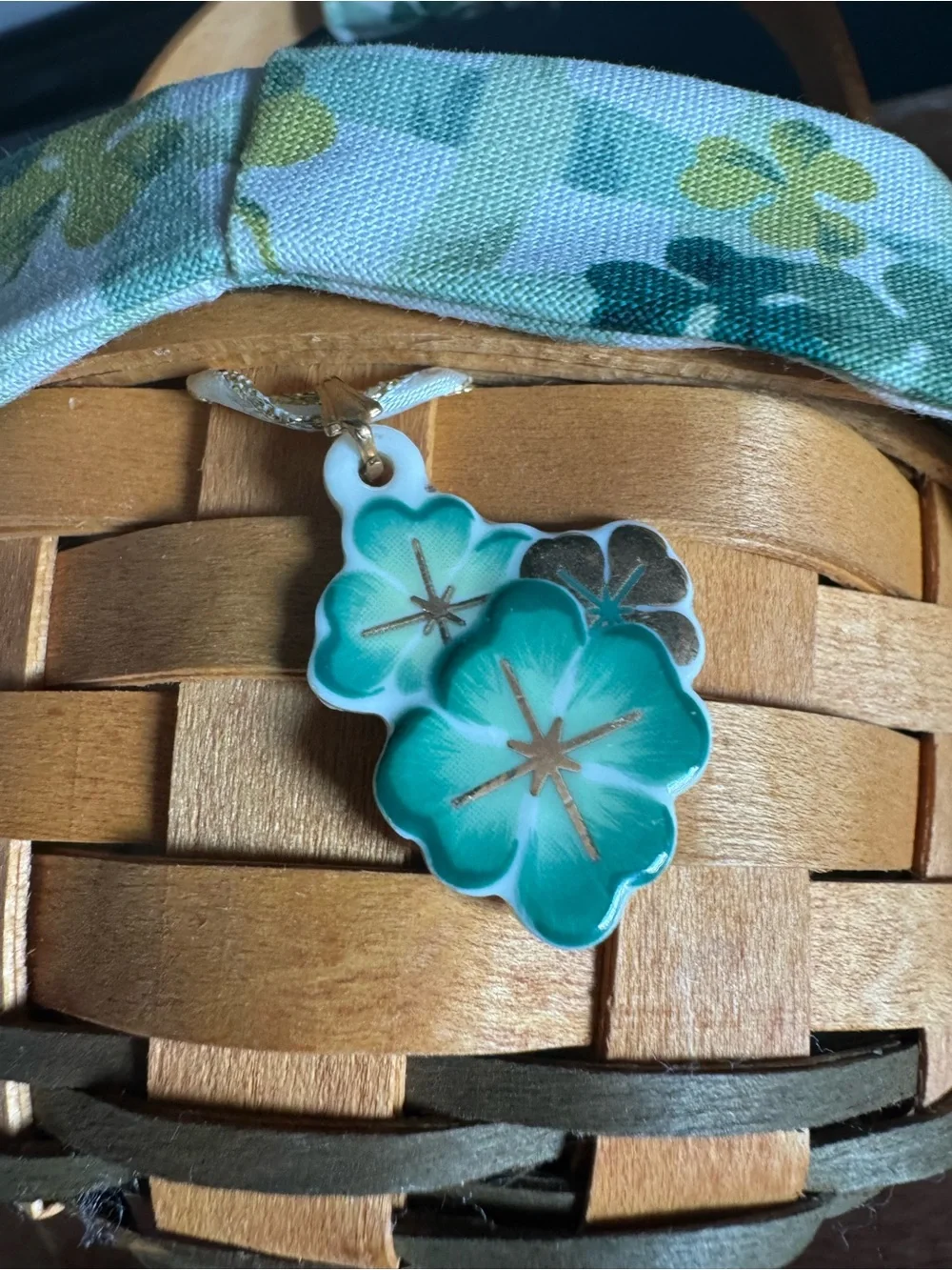 Longaberger lidded woven
